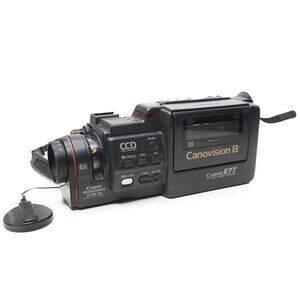 Vintage Canon Canovision 8 E77A 8mm Video Camcorder 1988 Japan AS IS For Repair